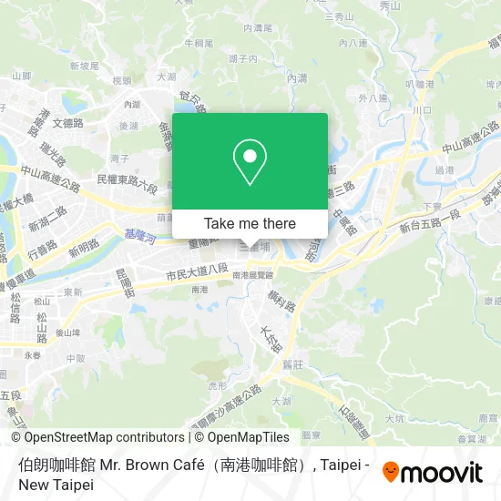 伯朗咖啡館 Mr. Brown Café（南港咖啡館） map