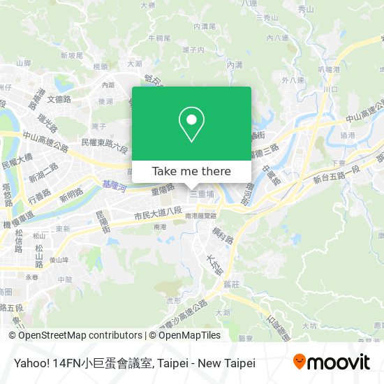 Yahoo! 14FN小巨蛋會議室 map