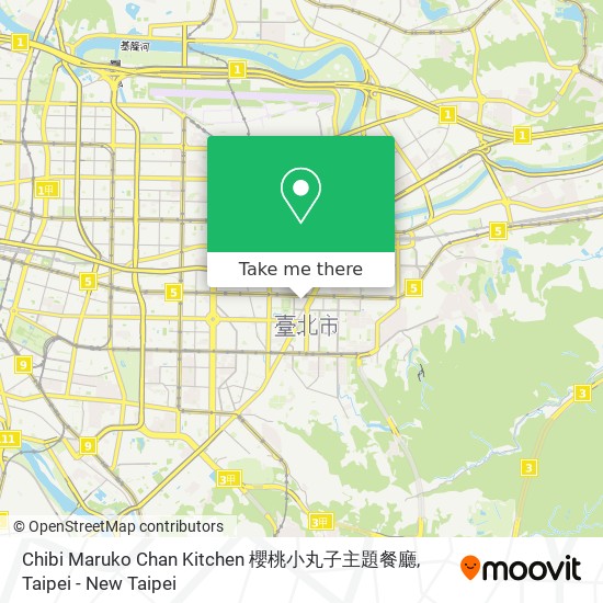 Chibi Maruko Chan Kitchen 櫻桃小丸子主題餐廳 map