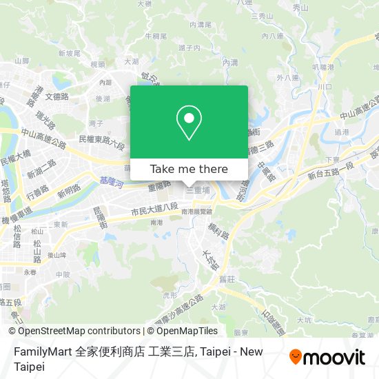 FamilyMart 全家便利商店 工業三店 map