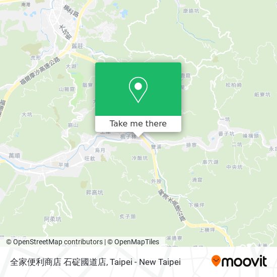 全家便利商店 石碇國道店 map