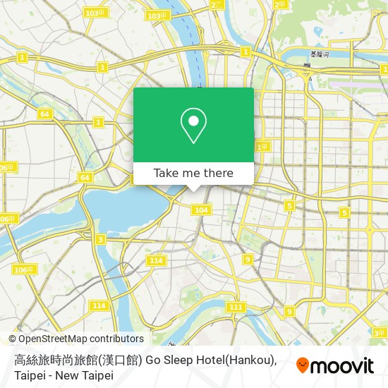 高絲旅時尚旅館(漢口館) Go Sleep Hotel(Hankou) map