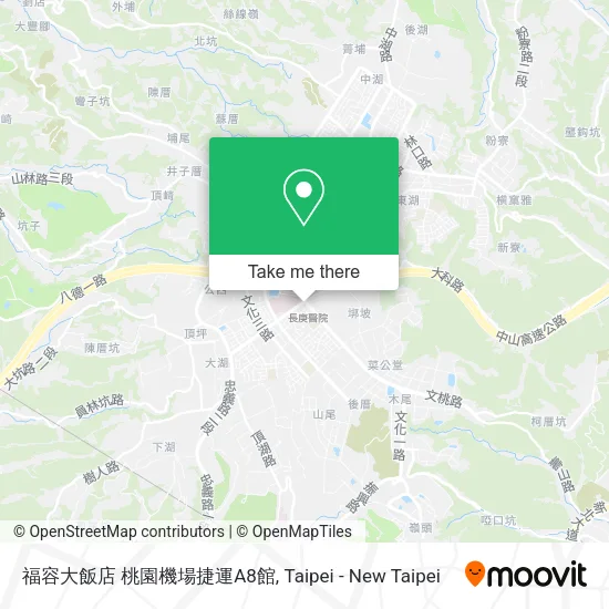 福容大飯店 桃園機場捷運A8館 map