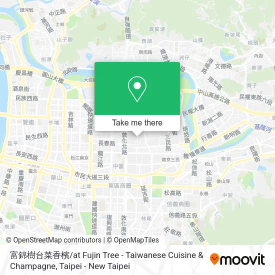 富錦樹台菜香檳 / at Fujin Tree - Taiwanese Cuisine & Champagne map