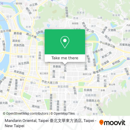 Mandarin Oriental, Taipei 臺北文華東方酒店 map