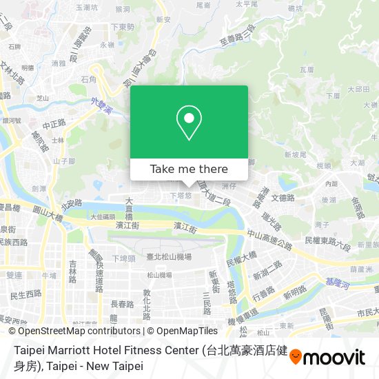 Taipei Marriott Hotel Fitness Center (台北萬豪酒店健身房) map
