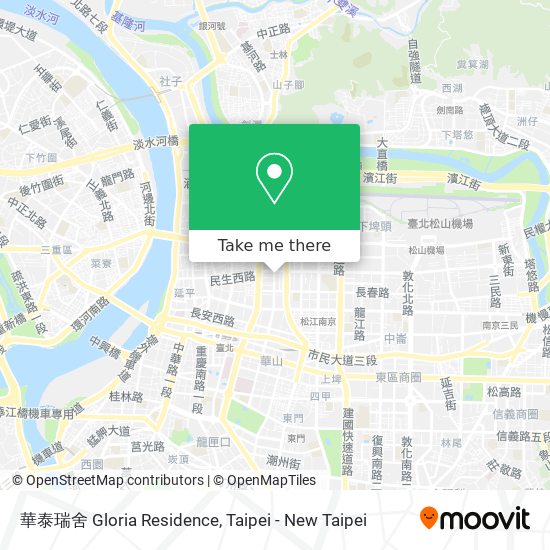 華泰瑞舍 Gloria Residence map