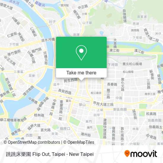跳跳床樂園 Flip Out地圖