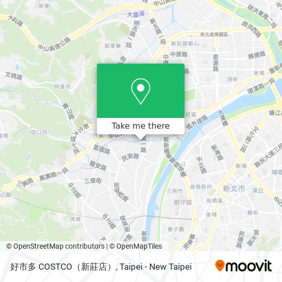 好市多 COSTCO（新莊店）地圖