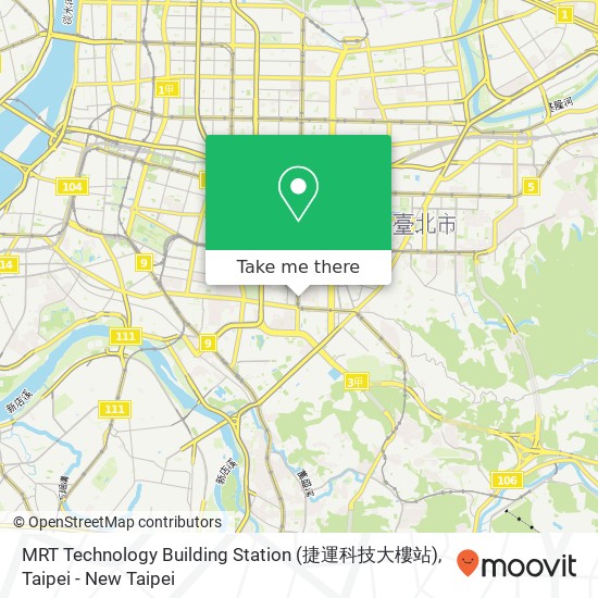 MRT Technology Building Station (捷運科技大樓站) map