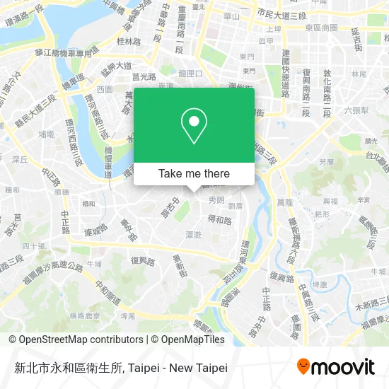 新北市永和區衛生所地圖