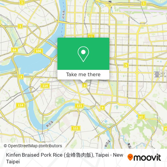 Kinfen Braised Pork Rice (金峰魯肉飯) map