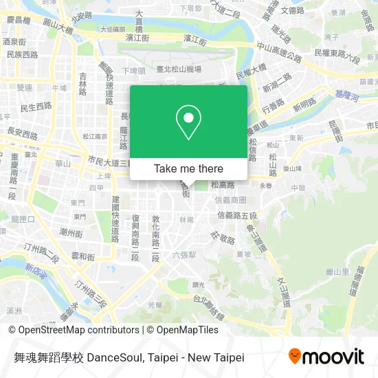舞魂舞蹈學校 DanceSoul地圖