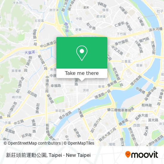 新莊頭前運動公園 map