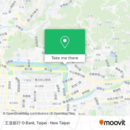 王道銀行 O-Bank map