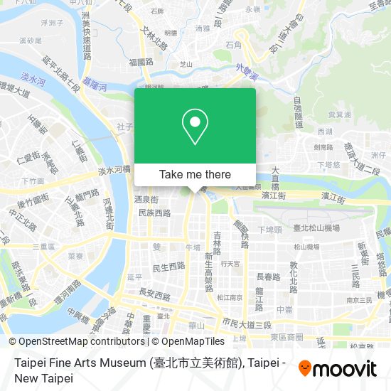 Taipei Fine Arts Museum (臺北市立美術館) map