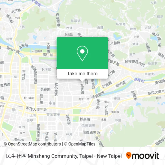 民生社區 Minsheng Community地圖