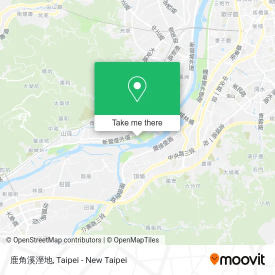 鹿角溪溼地 map