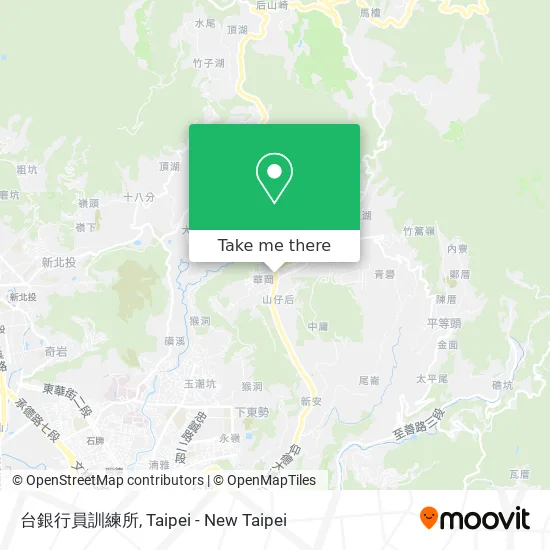 台銀行員訓練所 map