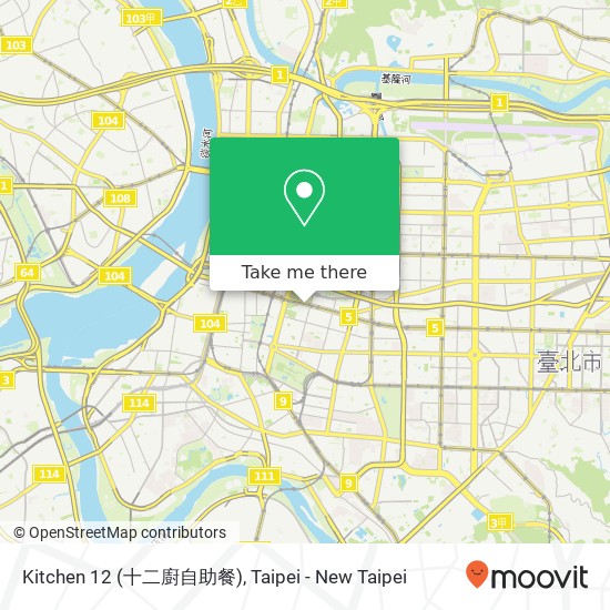 Kitchen 12 (十二廚自助餐) map