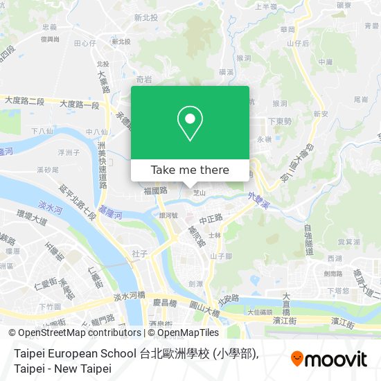 Taipei European School 台北歐洲學校 (小學部) map