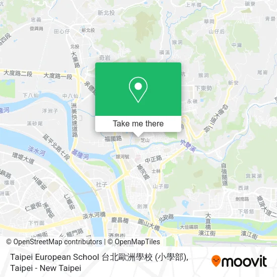 Taipei European School 台北歐洲學校 (小學部) map