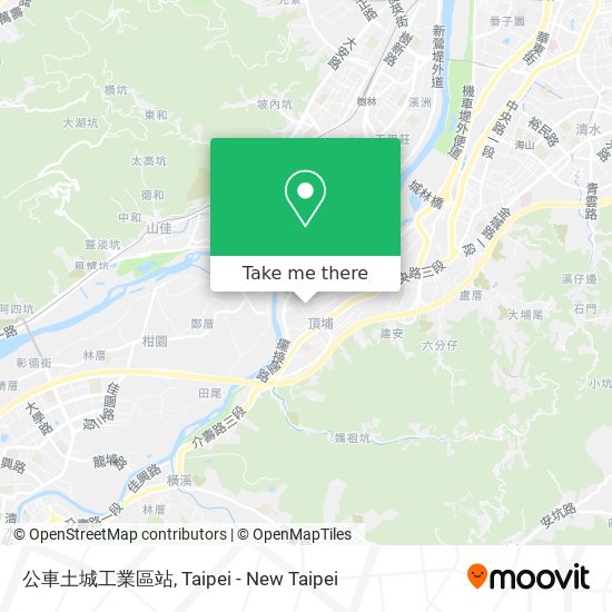 公車土城工業區站 map