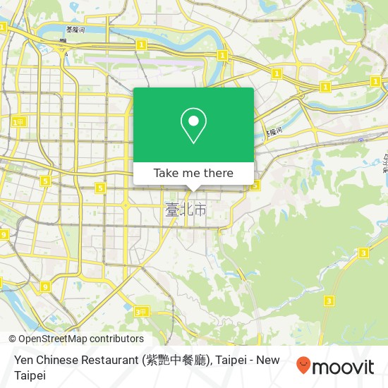 Yen Chinese Restaurant (紫艷中餐廳) map