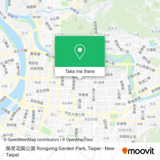 榮星花園公園 Rongxing Garden Park map