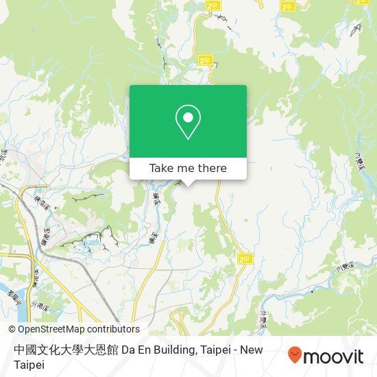 中國文化大學大恩館 Da En Building map