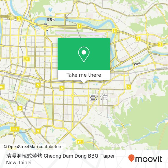 清潭洞韓式燒烤 Cheong Dam Dong BBQ map