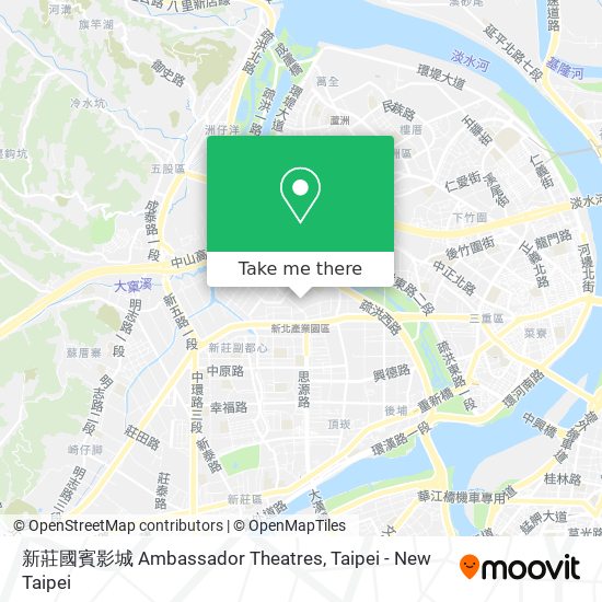 新莊國賓影城 Ambassador Theatres map