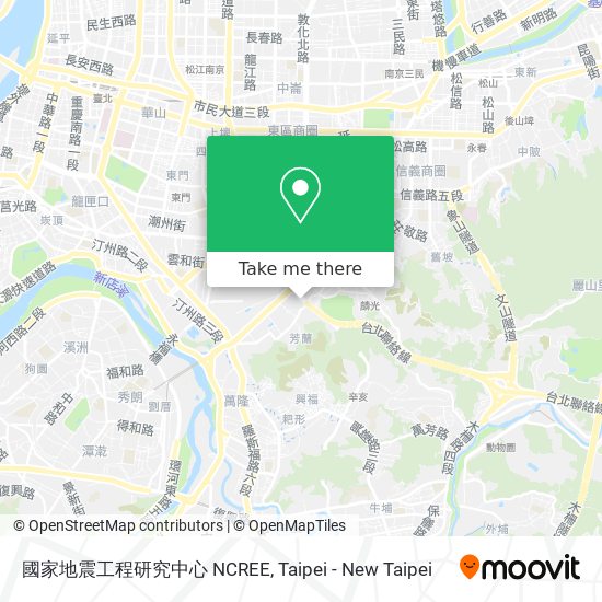 國家地震工程研究中心 NCREE map