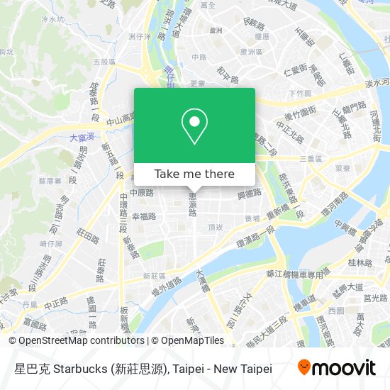 星巴克 Starbucks (新莊思源) map