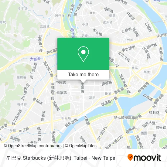星巴克 Starbucks (新莊思源) map