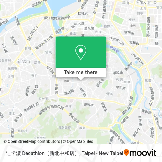 迪卡濃 Decathlon（新北中和店） map