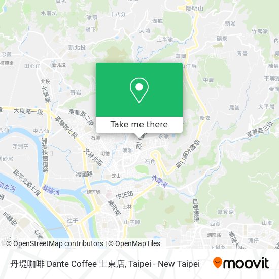 丹堤咖啡 Dante Coffee 士東店 map