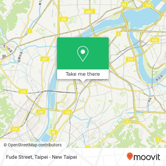 Fude Street map