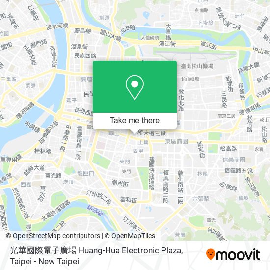 光華國際電子廣場 Huang-Hua Electronic Plaza map