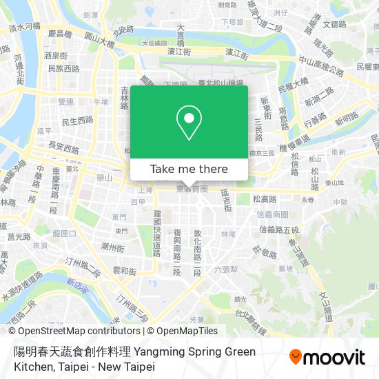 How To Get To 陽明春天蔬食創作料理yangming Spring Green Kitchen In 大安區by Bus Or Metro