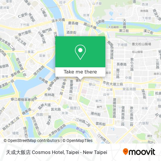 天成大飯店 Cosmos Hotel map