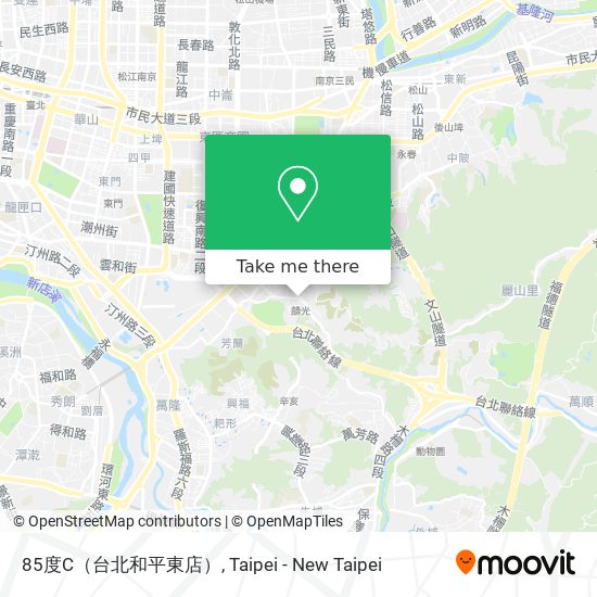 85度C（台北和平東店） map