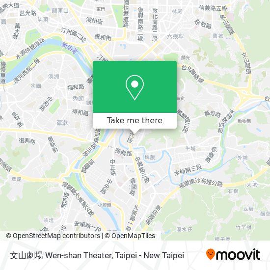 文山劇場 Wen-shan Theater map