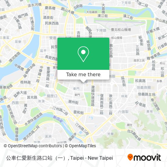 公車仁愛新生路口站（一） map