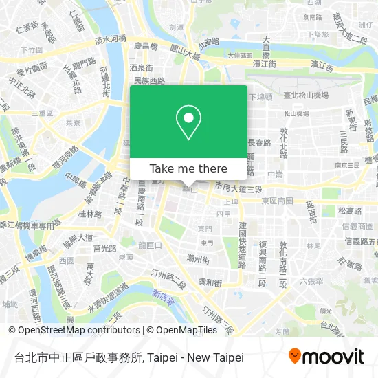 台北市中正區戶政事務所 map