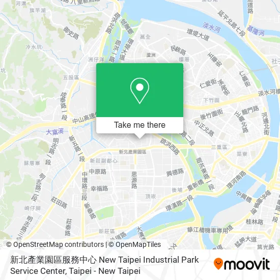 新北產業園區服務中心 New Taipei Industrial Park Service Center地圖