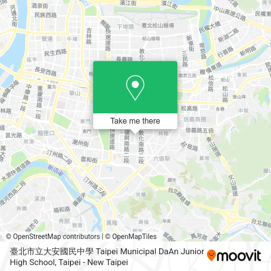 臺北市立大安國民中學 Taipei Municipal DaAn Junior High School map
