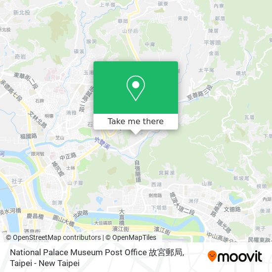 National Palace Museum Post Office 故宮郵局 map