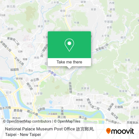 National Palace Museum Post Office 故宮郵局 map