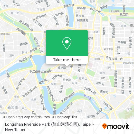 Longshan Riverside Park (龍山河濱公園)地圖